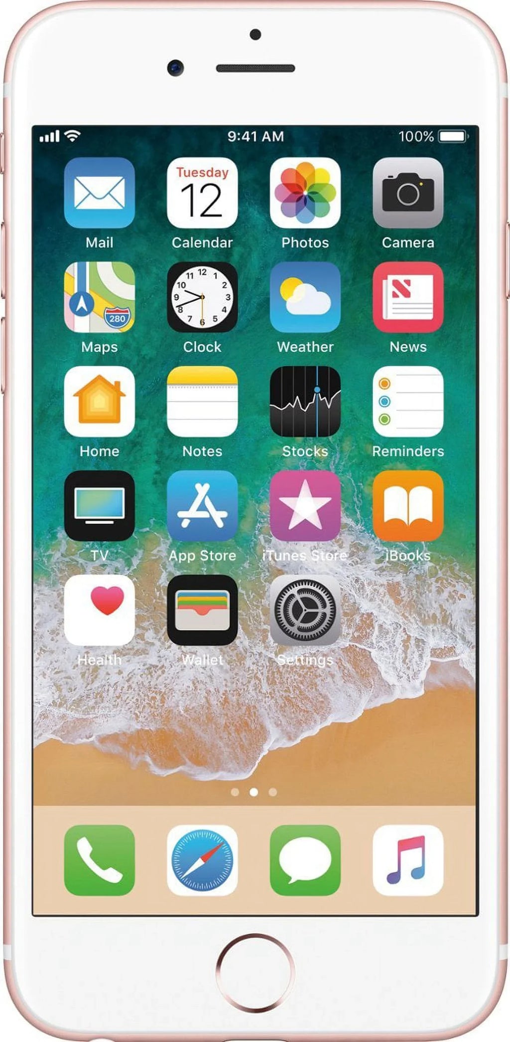 Restored iPhone 6s 32GB Rose Gold (TracFone) (Refurbished)