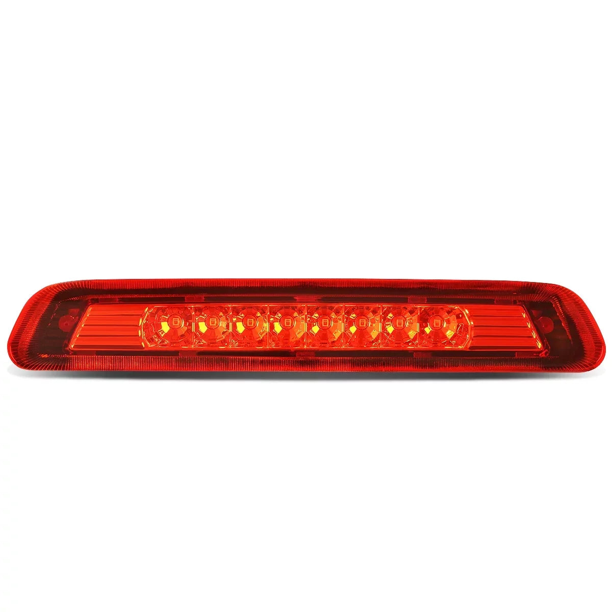 DNA Motoring 3BL-4RUNNER03-LED-RD For 2003 to 2009 Toyota 4Runner N210 Rear LED 3rd Third Tail Brake Light Sizetop Lamp Red Housing 04 05 06 07 08