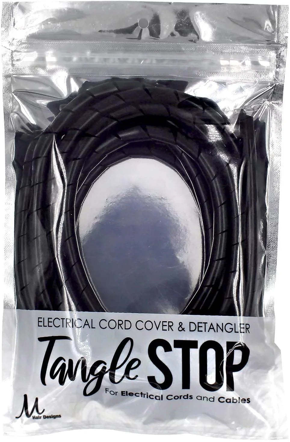 Parlux 3200 Plus Fuchsia Hair Dryer and M Hair Designs Tangle Sizetop Cord Cover Detangler Black (Bundle - 2 Items)