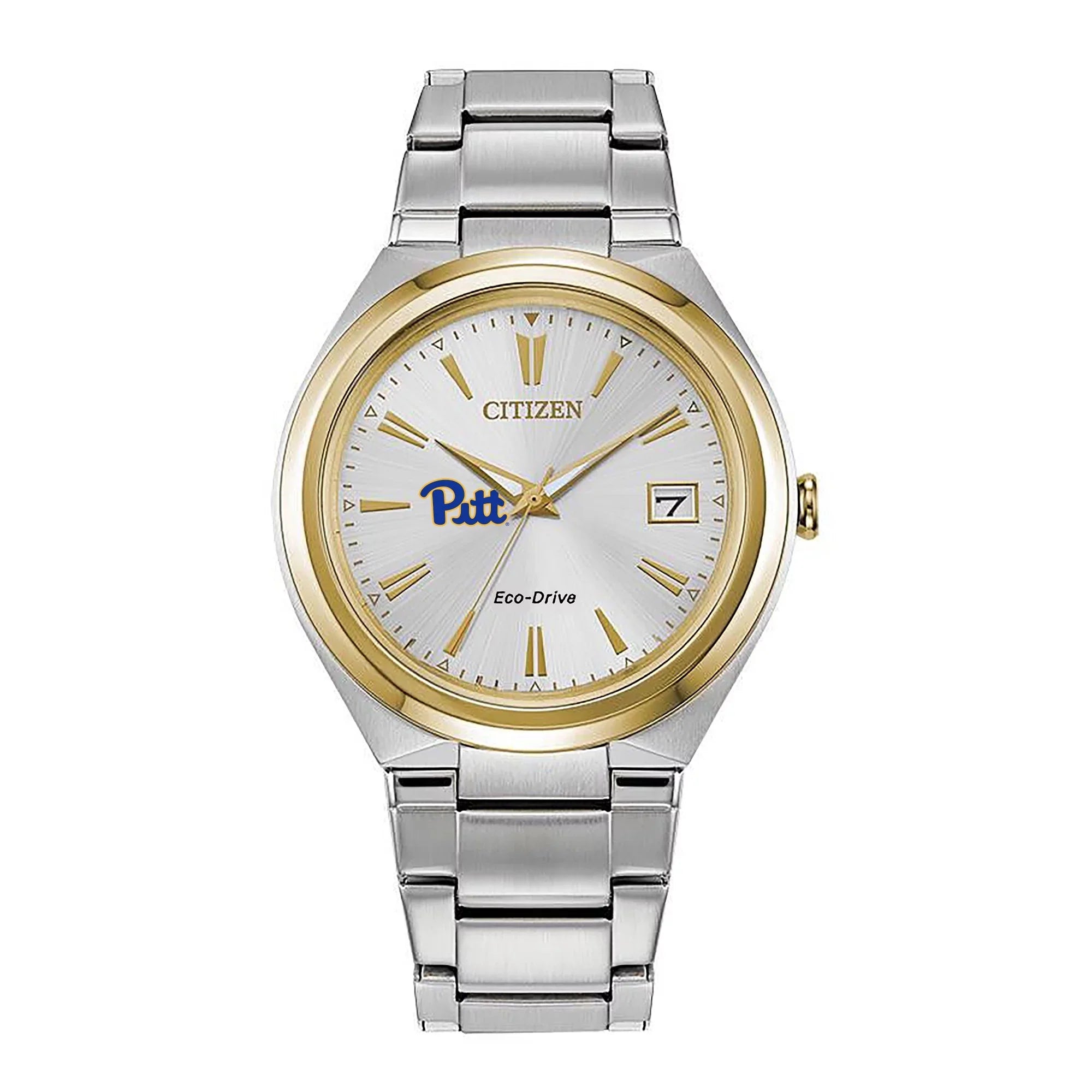 Women's  Sizeilver/Gold Pitt Panthers Citizen Eco-Drive Two-Tone Watch