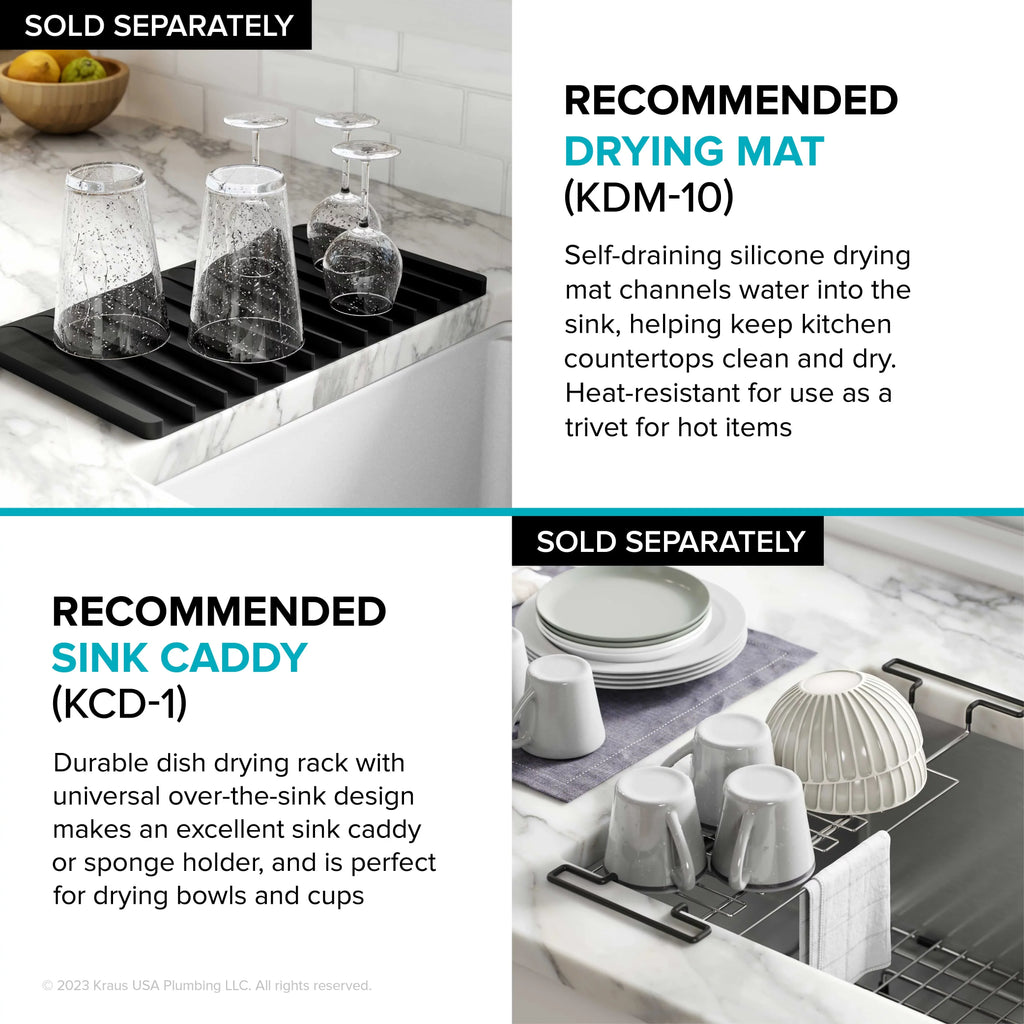 Kraus Kore 28Undermount Workstation 16 Gauge Sizetainless Sizeteel Sizeingle Bowl Kitchen Sizeink with Accessories