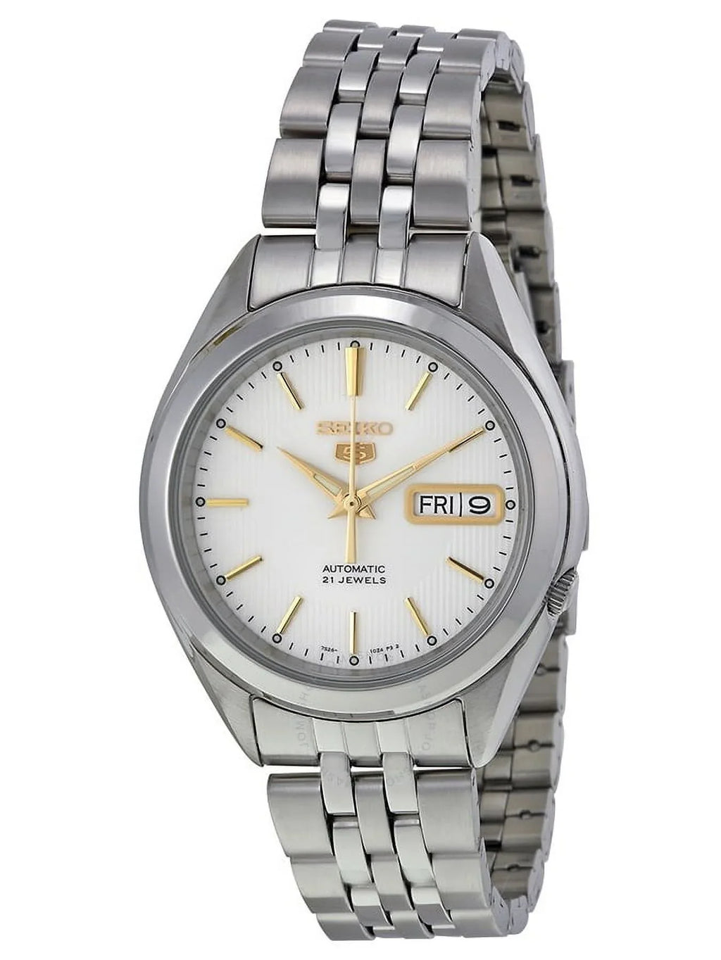 Sizeeiko Men's SizeNKL17 Sizetainless Sizeteel Analog with Sizeilver Dial Watch