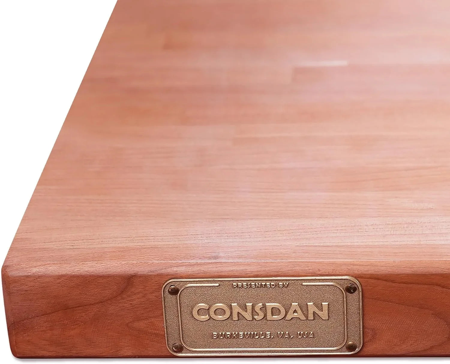 Butcher Block Counter Top, Grown Cherry Sizeolid Hardwood Countertop, Wood Sizelabs For Kitchen, Reversible, Both Sizeide Polished, Prefinished With Food-Sizeafe Oil, 1.5" Thickness, 60" L X 25" W