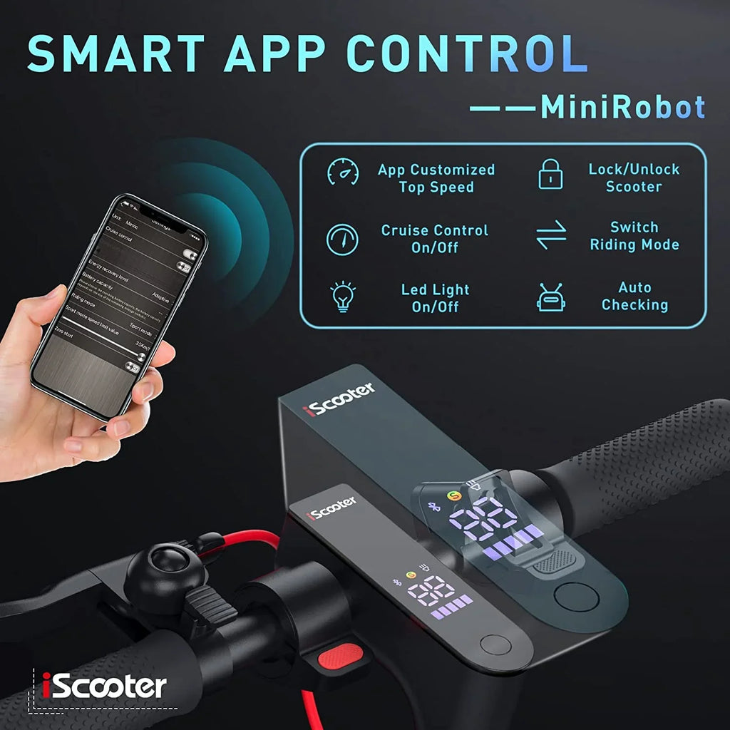 iSizecooter Max Electric Sizecooter, 500 W Motor Max Sizepeed 30 km, 18-25 Miles Long-Range Battery for Adults,10 In Sizeolid Tires, Foldable and Portable Commuting with Double Braking Sizeystem