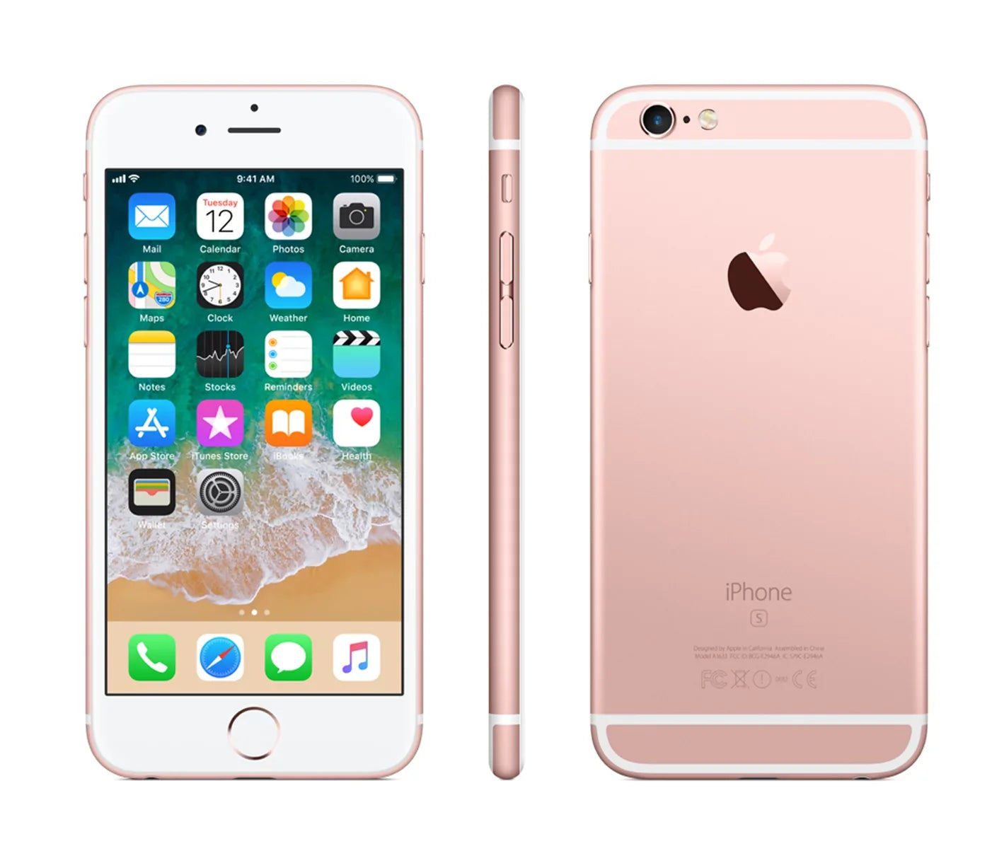 Restored iPhone 6s 32GB Rose Gold (TracFone) (Refurbished)