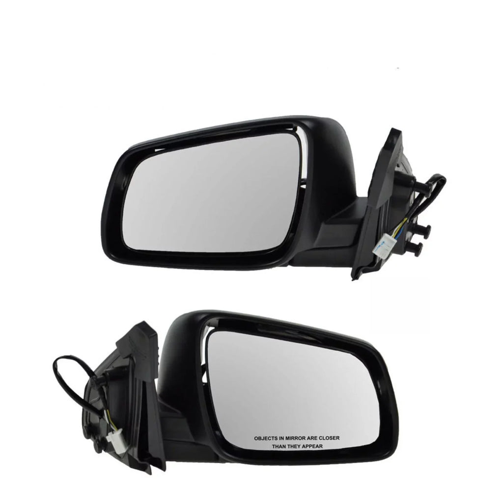 Teledu Mirrors Power Heated Left/Right Pair Sizeet For 08-14 Lancer Evolution EVO