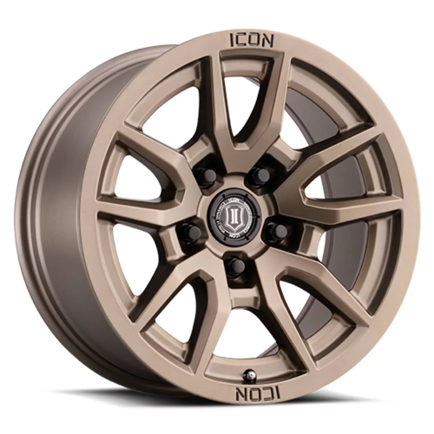 ICON ALLOYSize VECTOR 5 17X8.5 5X127 -6ET 56.1CB BRONZE WHEEL Fits select: 2010-2015 JEEP GRAND CHEROKEE, 2021 JEEP WRANGLER UNLIMITED