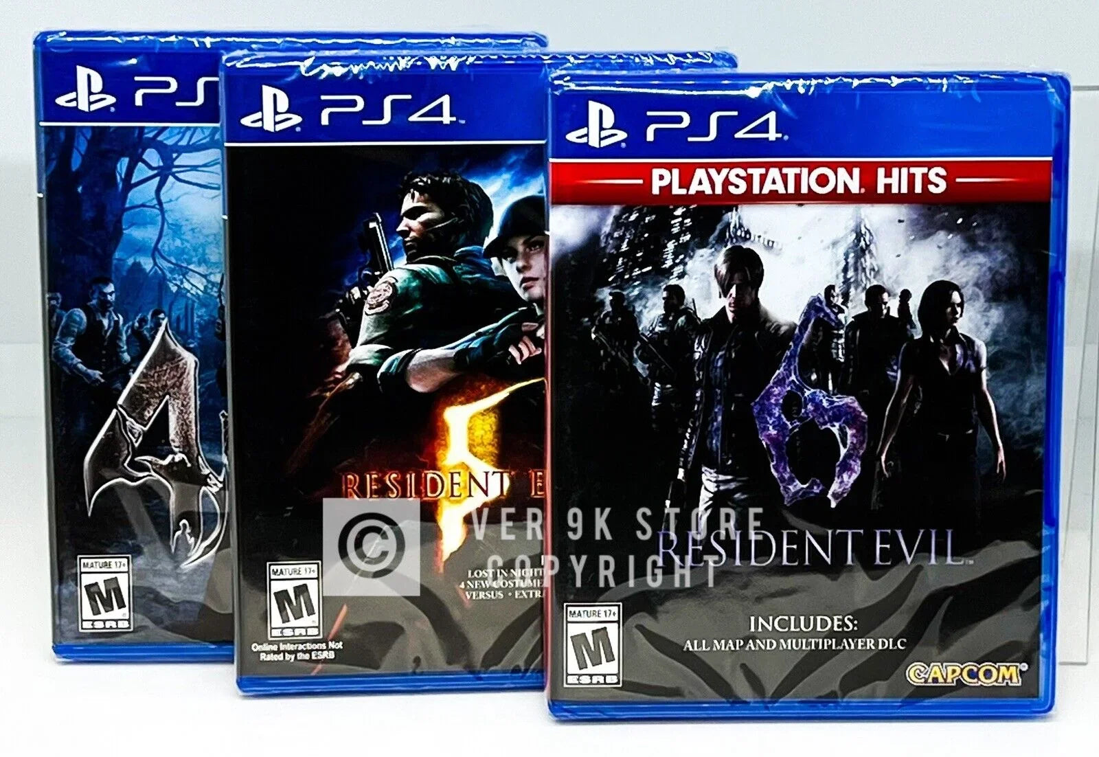 Resident Evil Bundle 4 + 5 + 6 - PSize4 Playstation 4 Video Game