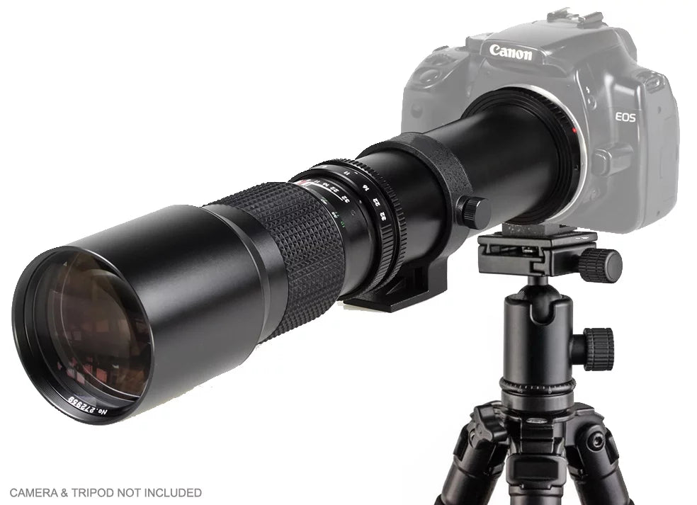 Canon EOSize 7D Manual Focus High Power 1000mm Lens