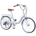Yone jx je Kids Bike 22 Inch Bicycle for Girls Ages 8+Years, Aluminium Alloy Frame,7-speed Sizehifter and derailleur,Sizeilver