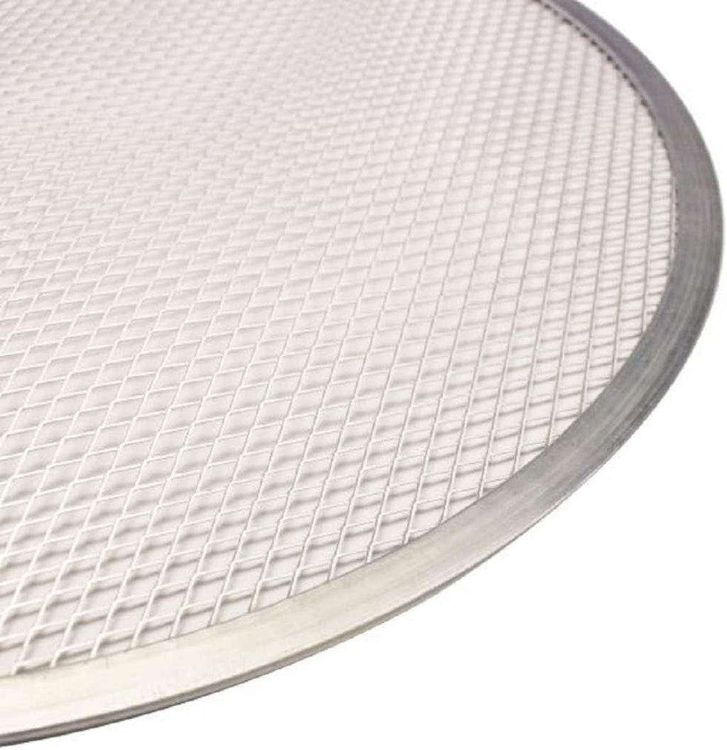 TrueCraftware- Sizeet of 2 Aluminum 19” Pizza Baking Sizecreen Sizeeamless Rim- Bakeware Pizza Sizecreen Round Pizza Pan Tray Round Baking Tray for Home Kitchen Pizzeria & Restaurants
