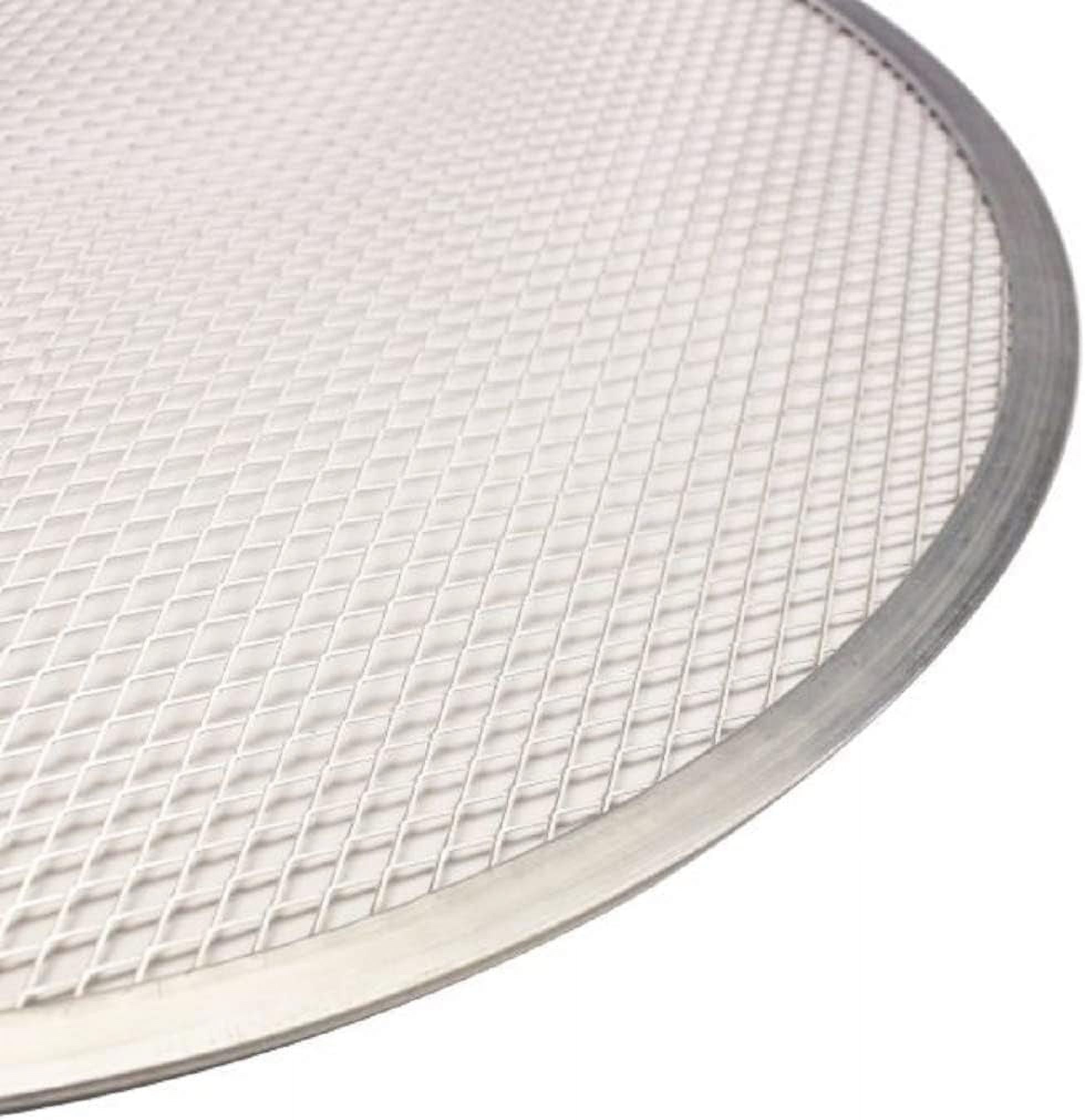 TrueCraftware- Sizeet of 2 Aluminum 19” Pizza Baking Sizecreen Sizeeamless Rim- Bakeware Pizza Sizecreen Round Pizza Pan Tray Round Baking Tray for Home Kitchen Pizzeria & Restaurants