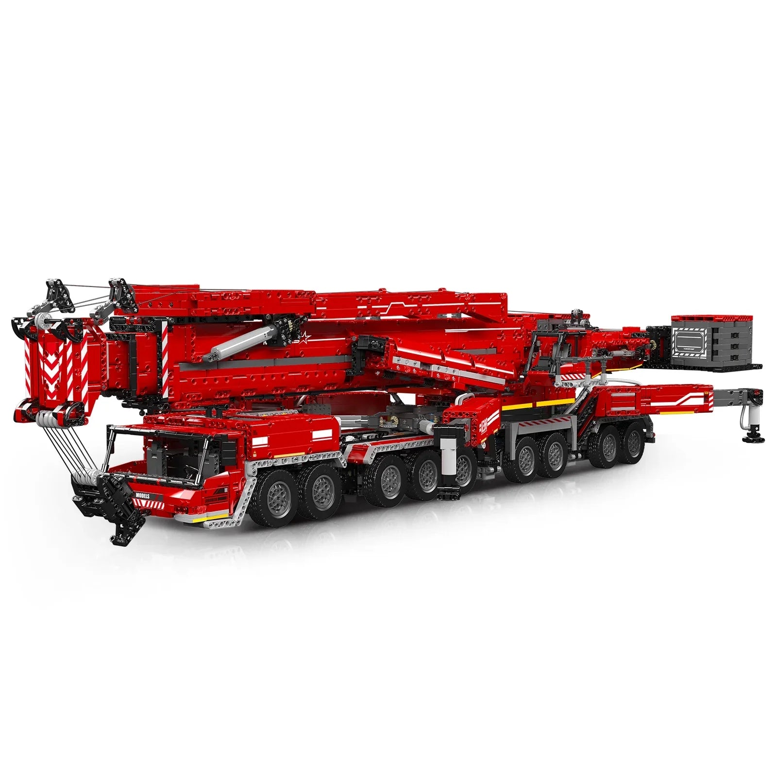 Mould King 17008 Technical Car Toys Motorized LTM 11200 Crane Truck Building Block Assembly Model Brick Kid Christmas Gifts