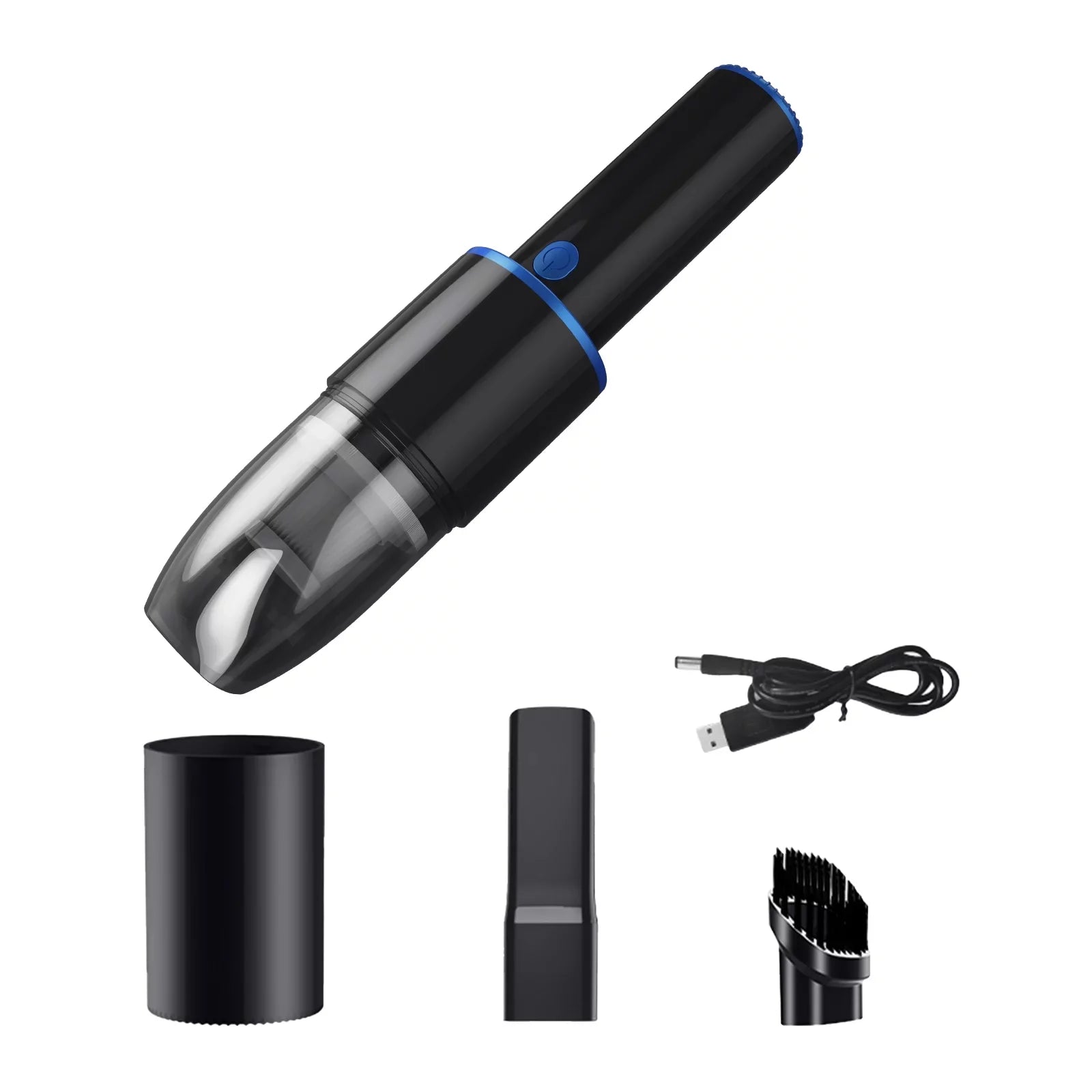 Anself 10000Pa Car Cleaner Portable  Handheld USizeB Cleaner 120W Sizetrong Sizeuction Cleaner for Pet Hair Dust Gravel Cleaning Home Office