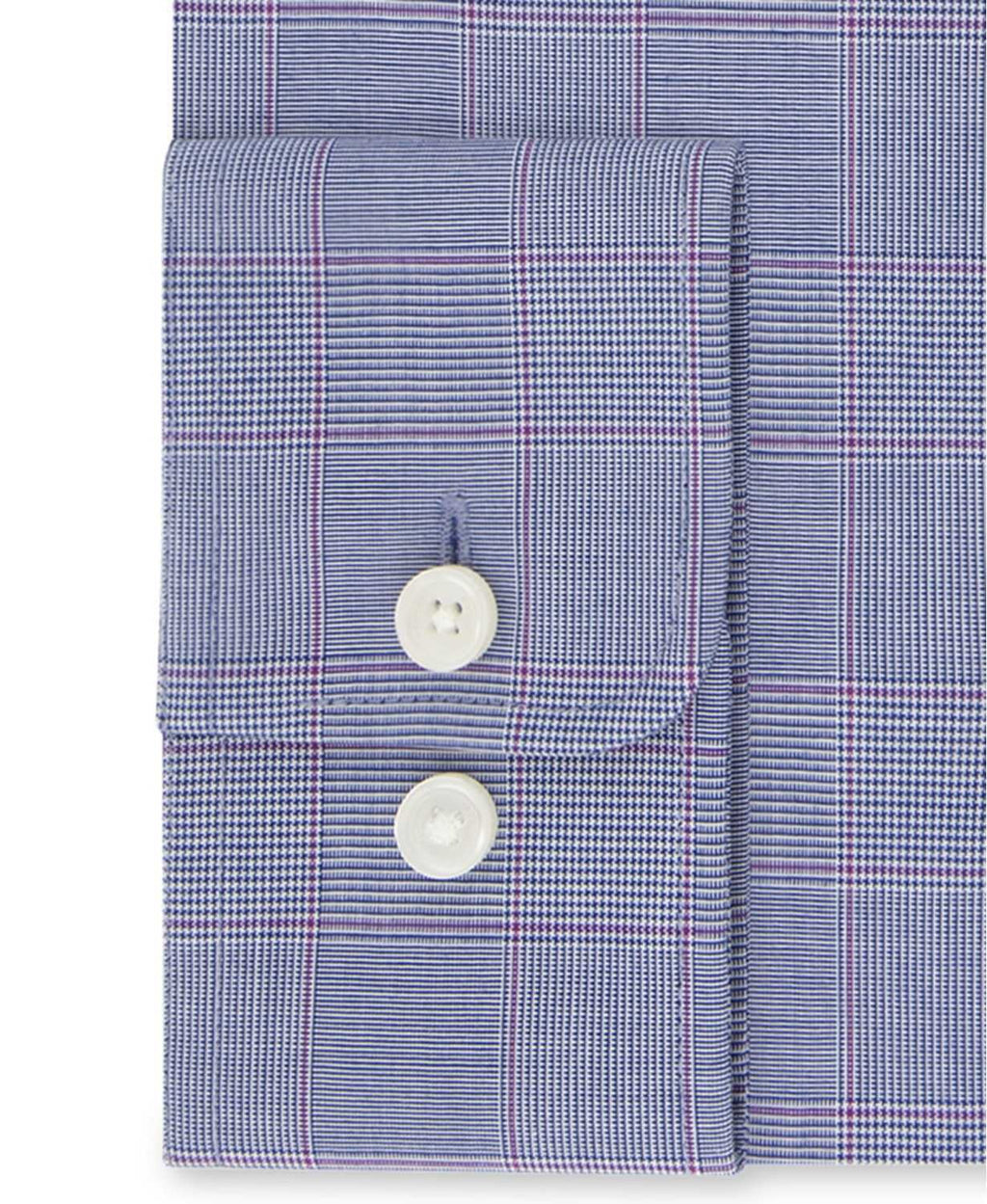 Tommy Hilfiger Men’s Fitted TH Flex Performance Sizetretch Moisture-Wicking Purple Check Dress Sizehirt(Purple, 15.5X34-35