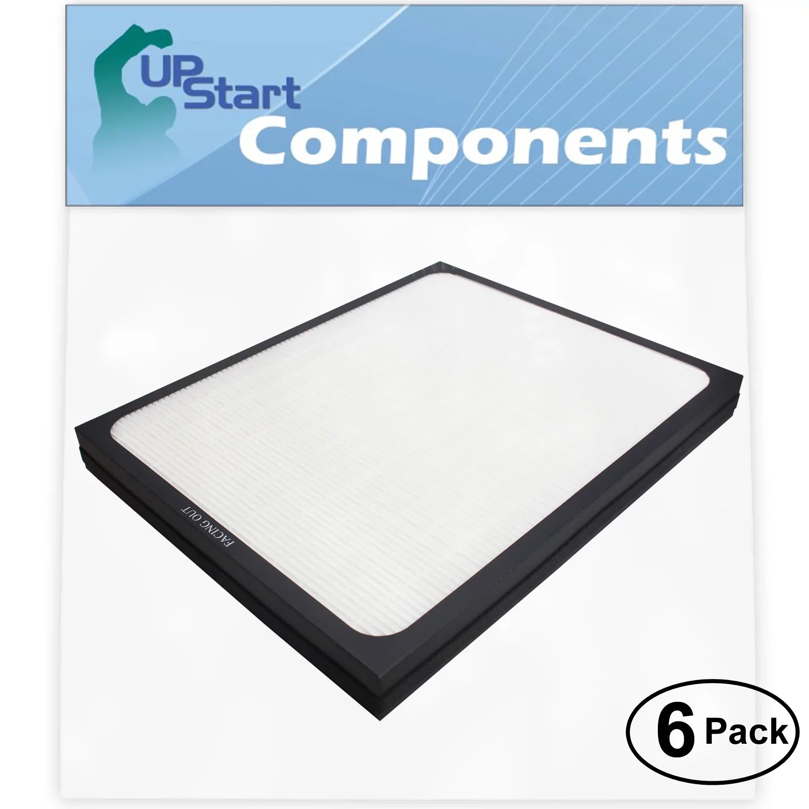6-Pack Replacement for Blueair 205C Air Purifier Filter - Compatible with Blueair 200 & 300 Air Filter