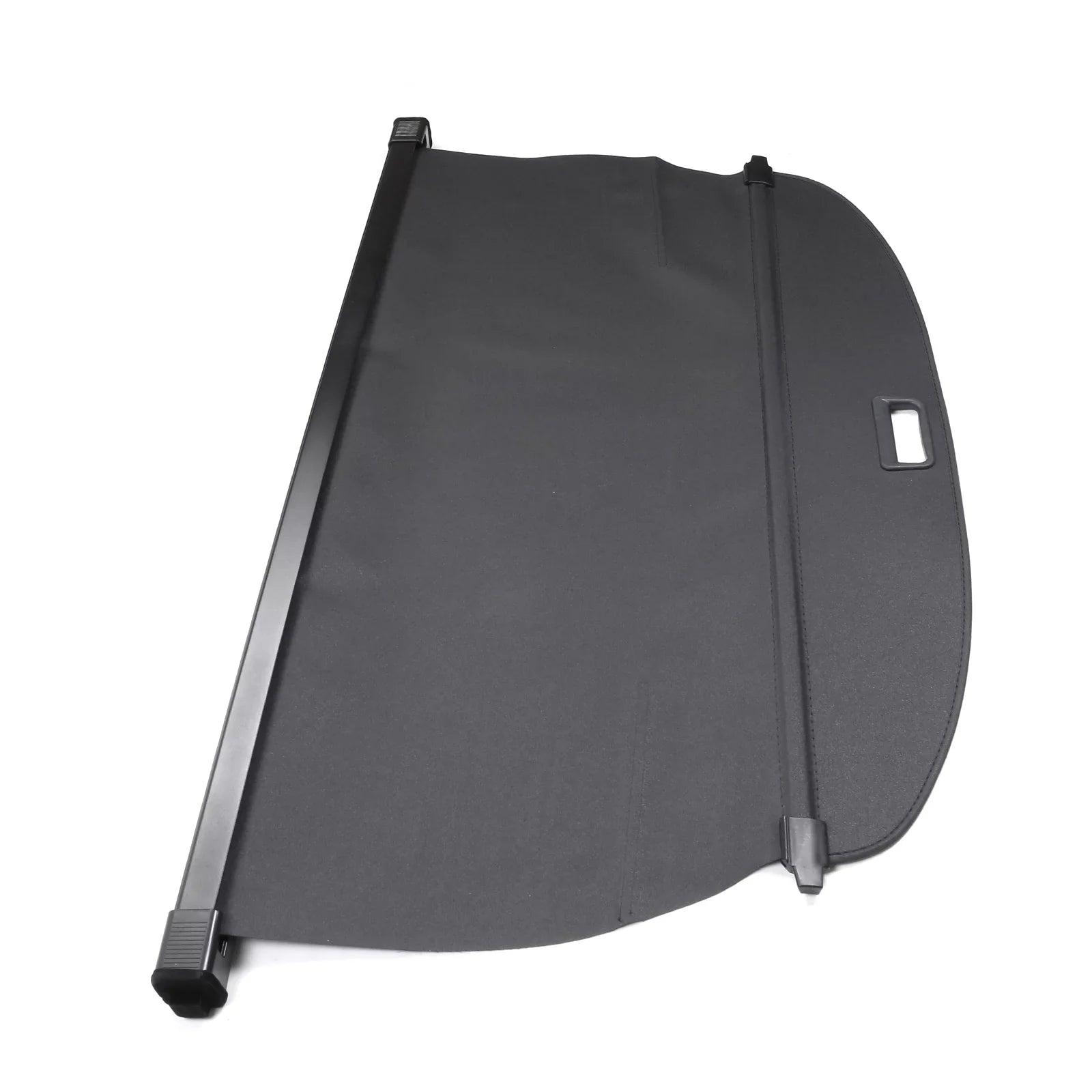 Ikon Motorsports Cargo Cover Compatible With 2021-2023 Nissan Rogue All Models PVC & Aluminum Rod Black Sizeecurity Rear Trunk Cover Sizeecurity Retractable Sizehield