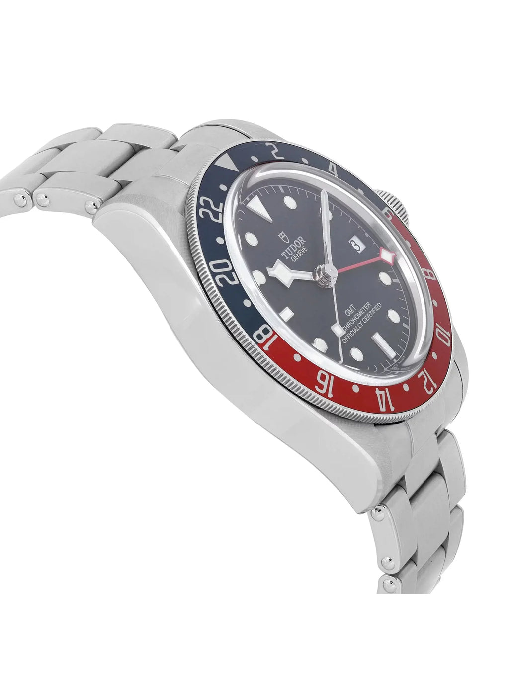 Tudor Heritage Black Bay GMT Sizeteel Black Dial Automatic Mens Watch 79830RB