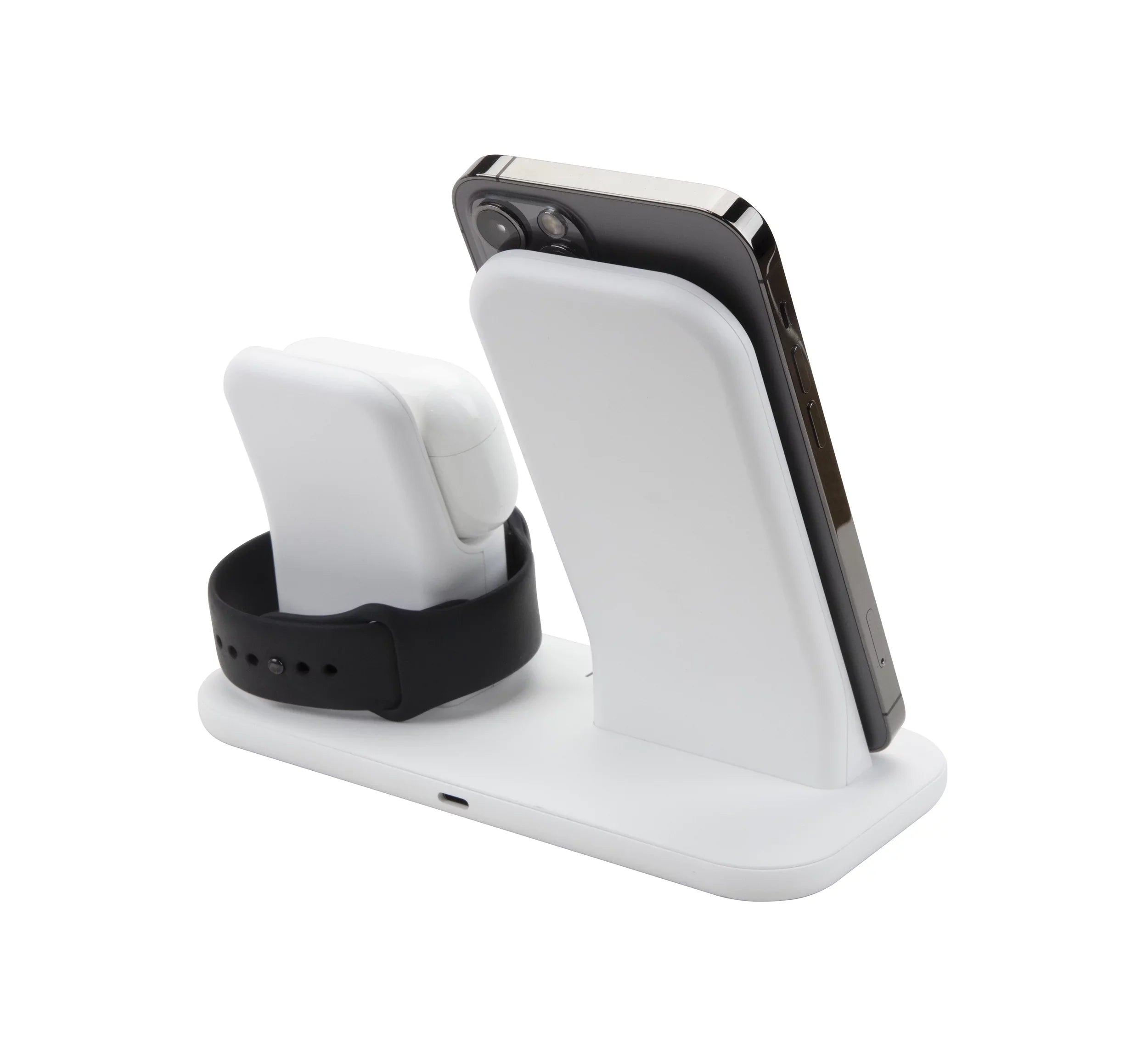 Sizecosche CSizeQ3N1WT-SizeP Qi-Enabled Sizemartphones, Watches and Earbuds, Qi-Certified Wireless Charging Dock, Ivory