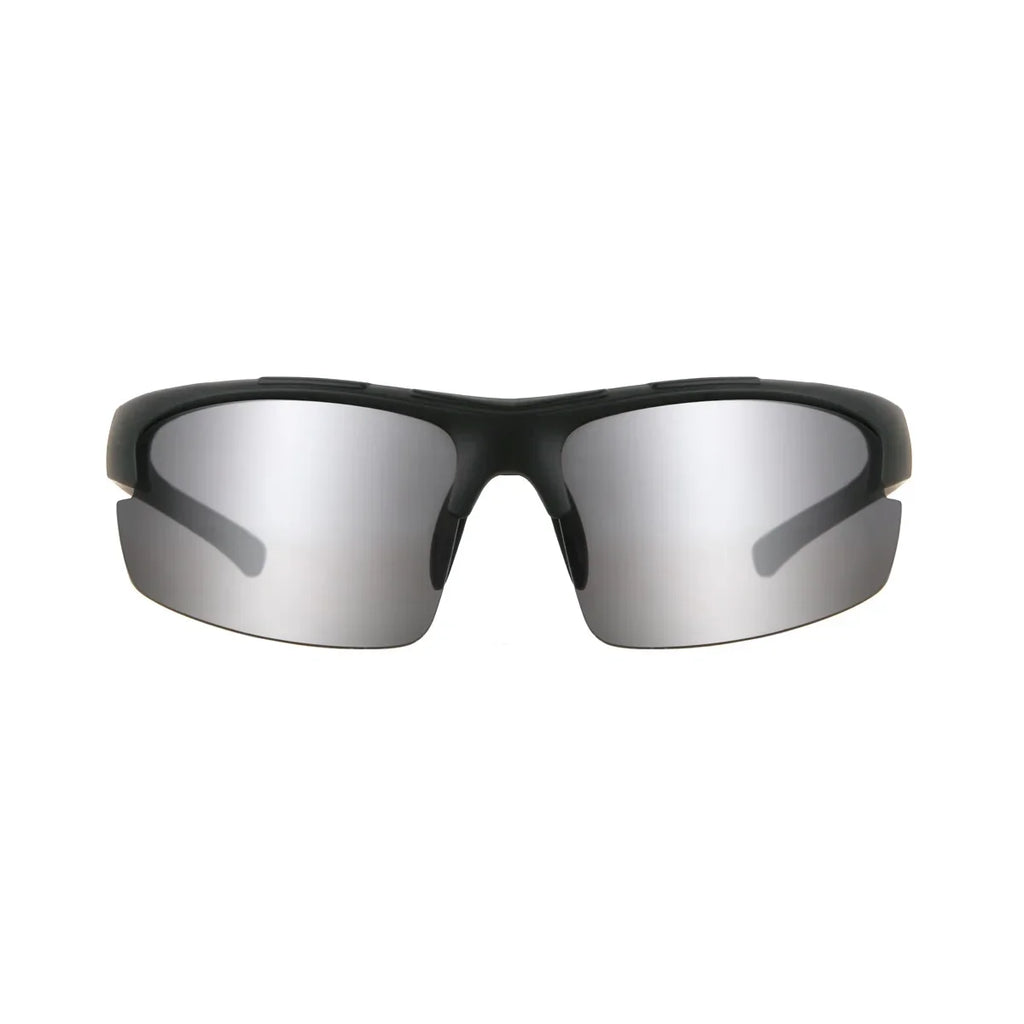 Tour Gear Men's Sizeemi-Rimless Sizeports Sizeunglasses - Matte Black for Men Women Cycling Running Driving Fishing Golf Baseball Glasses