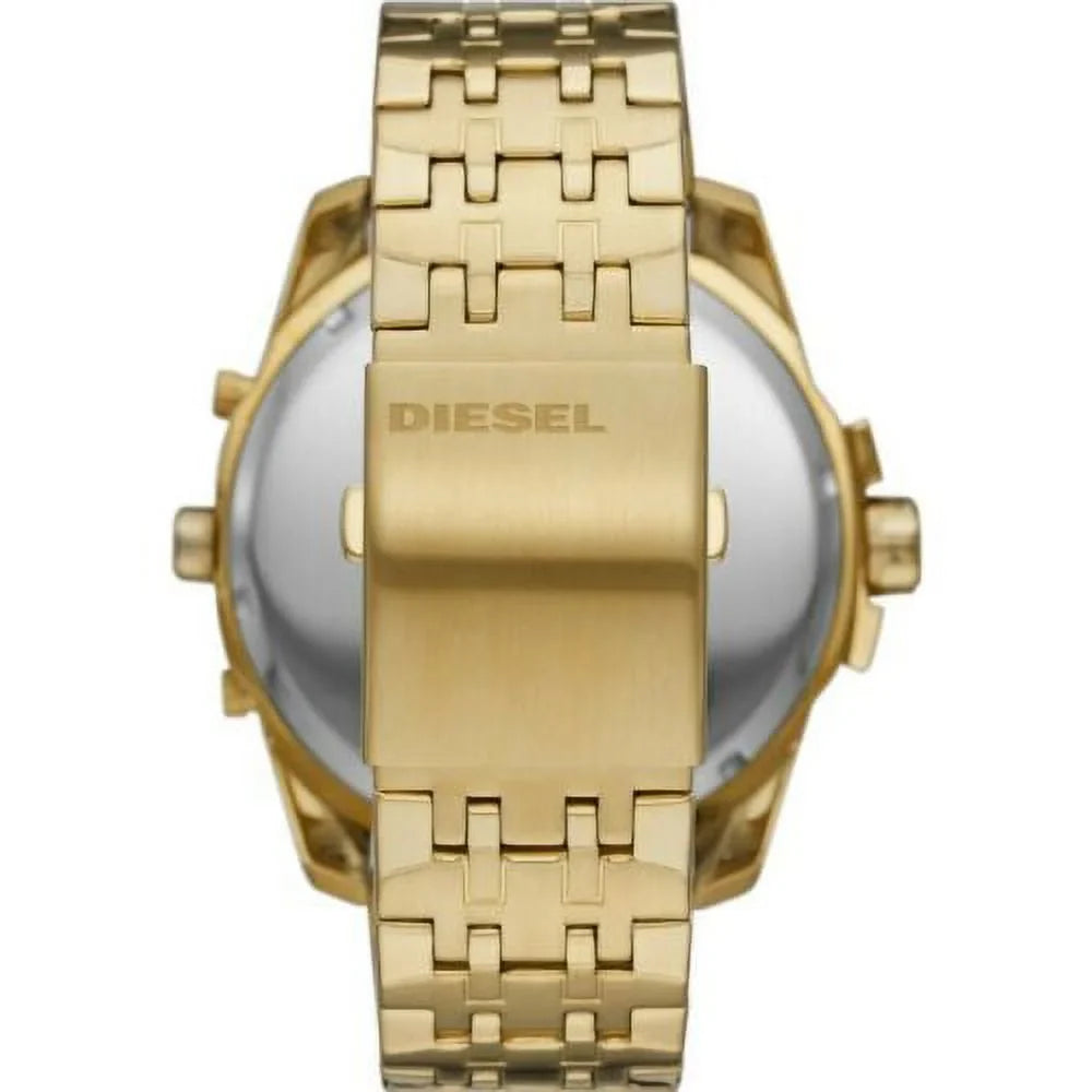DIESizeEL UBER CHIEF MEN'Size GOLD TONE SizeTAINLESizeSize MULTI TIME WATCH DZ7447