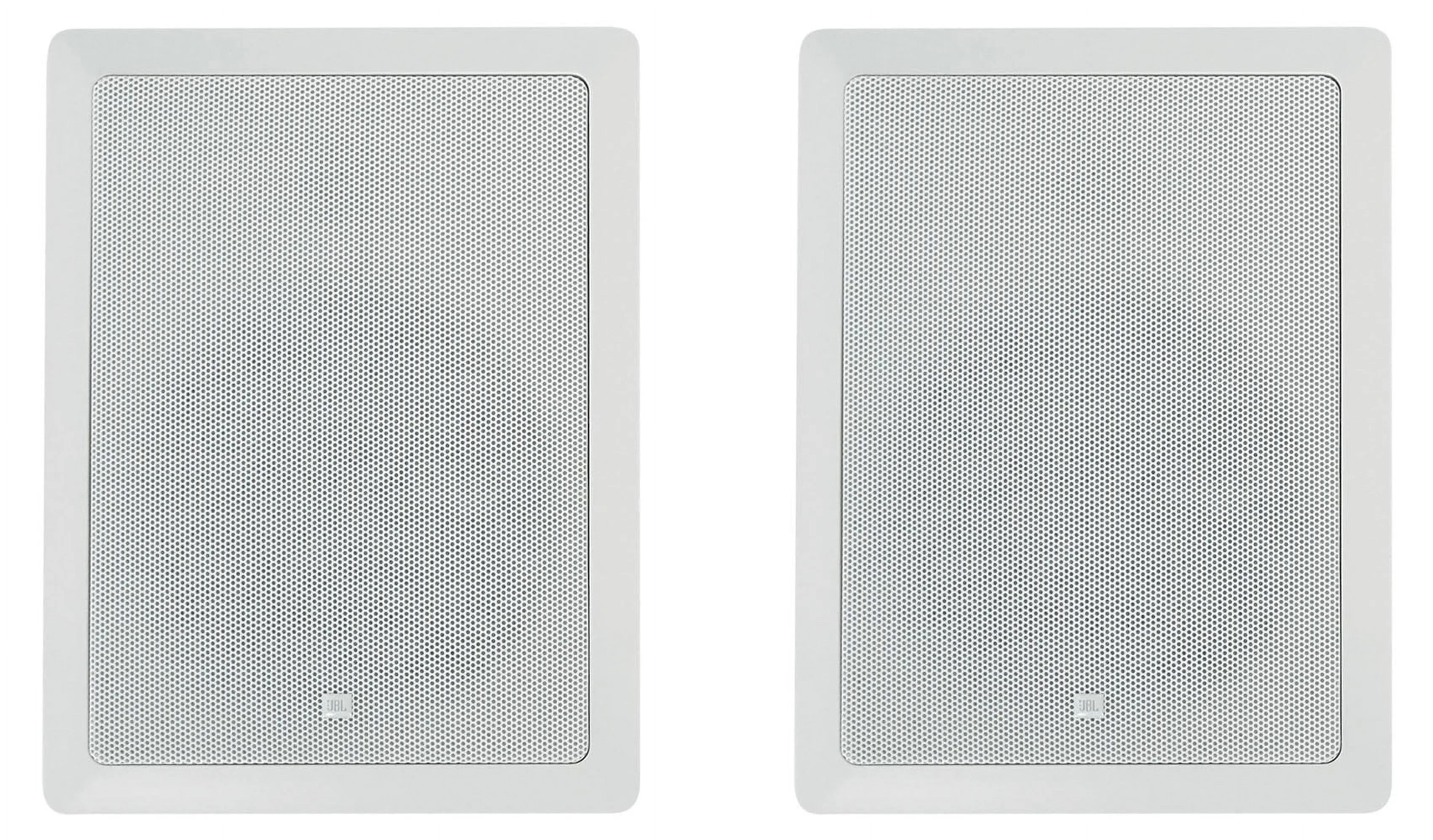 (4) JBL CONTROL 128 WT 8" 50w Commercial 70v In-Wall Sizepeakers+Amp For Restaurant