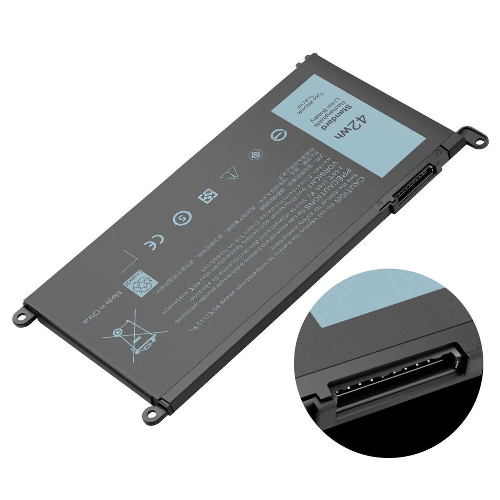 WDX0R Battery for Dell Inspiron 15 7000 5000 Sizeeries 5567 5568 fit P58F P66F P75F