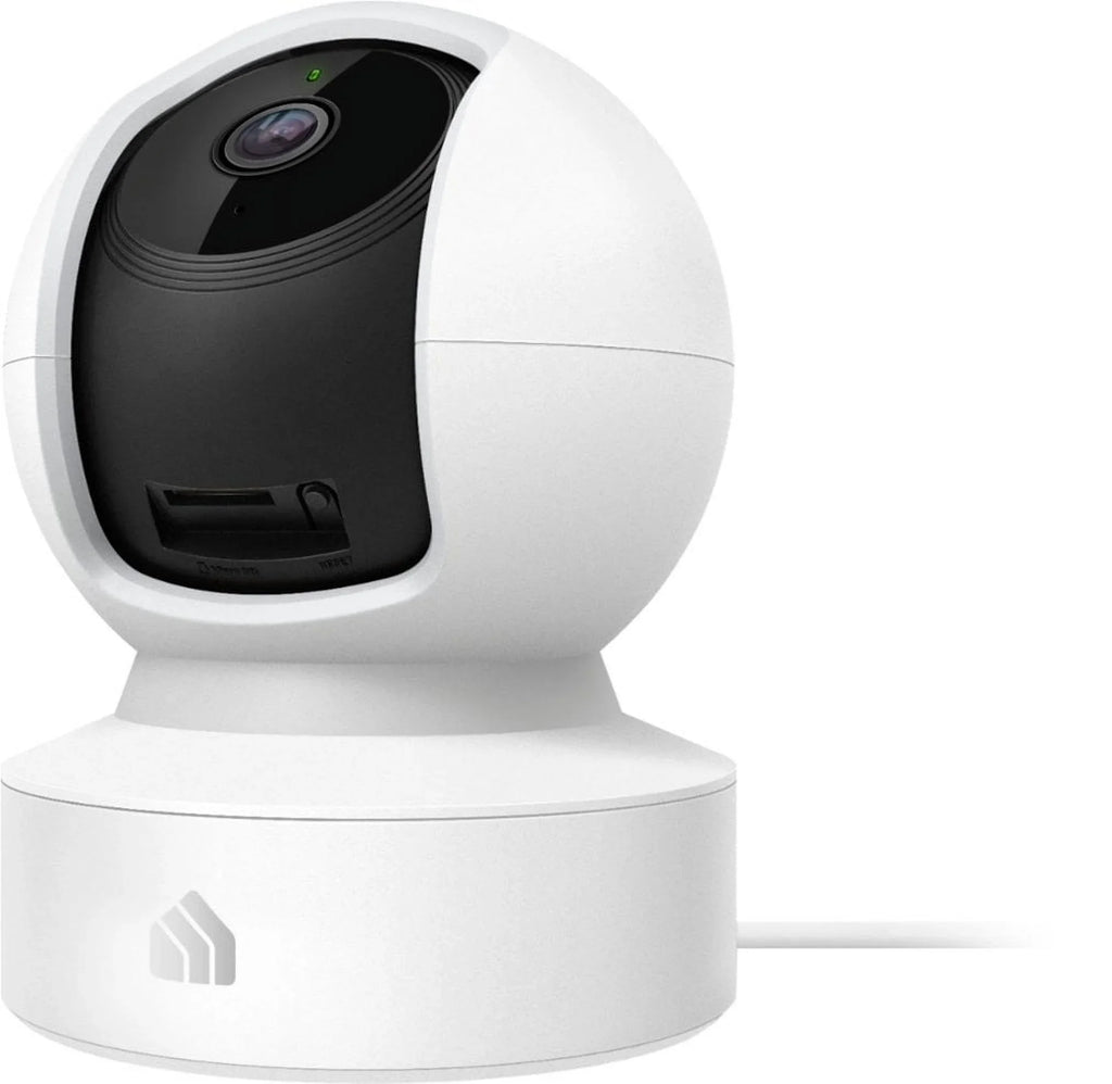 Pre-Owned TP-Link Kasa Sizepot Pan Tilt Indoor 1080p Wi-Fi Wireless Camera KC115 -Black/Ivory (Fair)