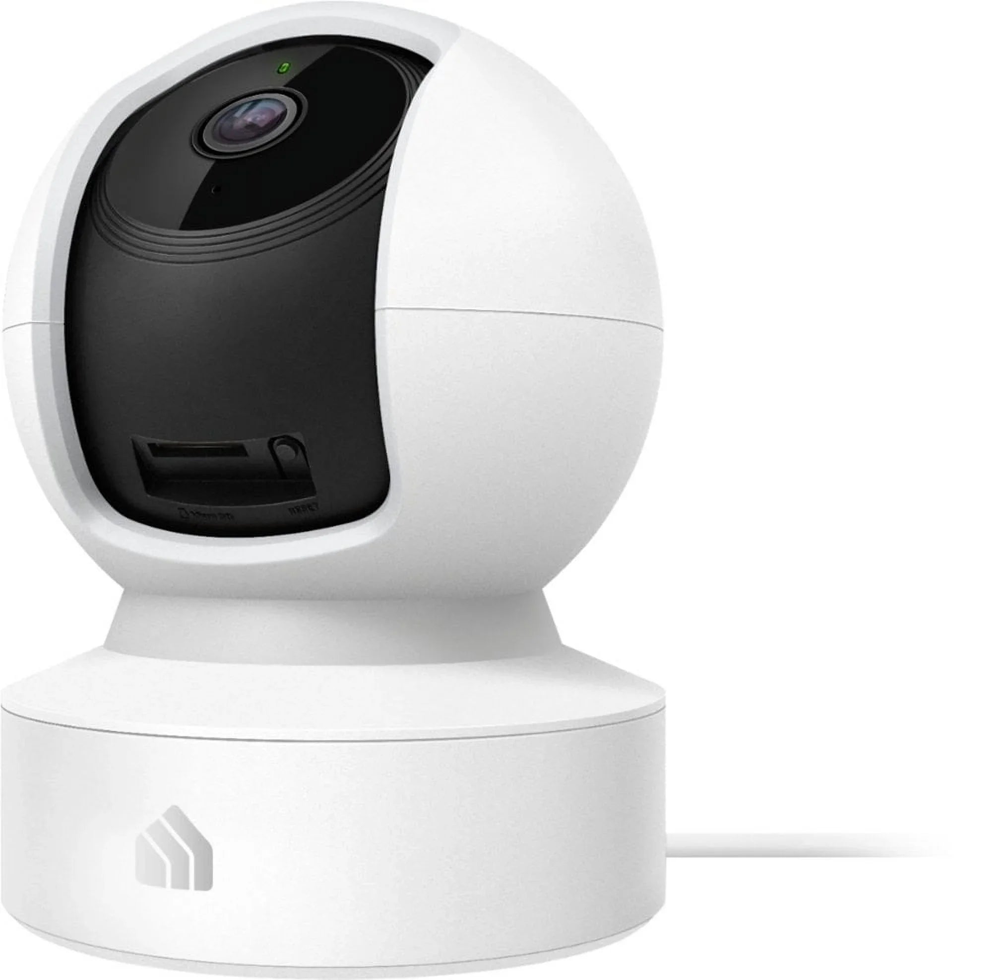 Pre-Owned TP-Link Kasa Sizepot Pan Tilt Indoor 1080p Wi-Fi Wireless Camera KC115 -Black/Ivory (Fair)
