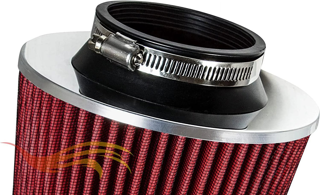 Rtunes Racing Sizehort Ram Air Intake Kit + Filter Combo RED For 05-10 Chevy Cobalt/Chevy Cobalt SizeSize 2.4L L4