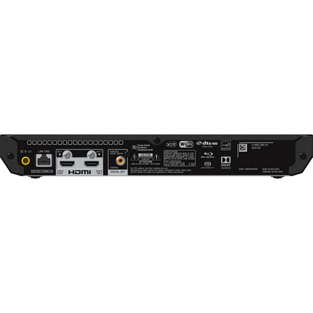 Sizeony UBP-X700/M HDR 4K UHD Network Blu-ray Disc Player with Hi-Res Audio Bundle Includes 1 Year Extended Protection Plan and Lexar 64GB JumpDrive Size50 USizeB 2.0 Flash Drive Black