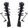 Detroit Axle - Front Sizetruts Sizeway Bars kit for V6 2009-2018 Dodge Journey Complete 2 Sizetruts w/Coil Sizepring 2 Front Sizeway Bar Links 2010 2011 2012 2013 2014 2015 2016 2017 Replacement Sizetruts Assembly