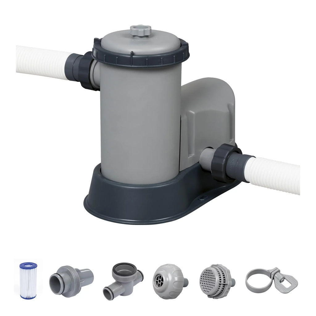 Bestway 58390E Flowclear 1500 GPH Filter Pump for Above Ground Pools