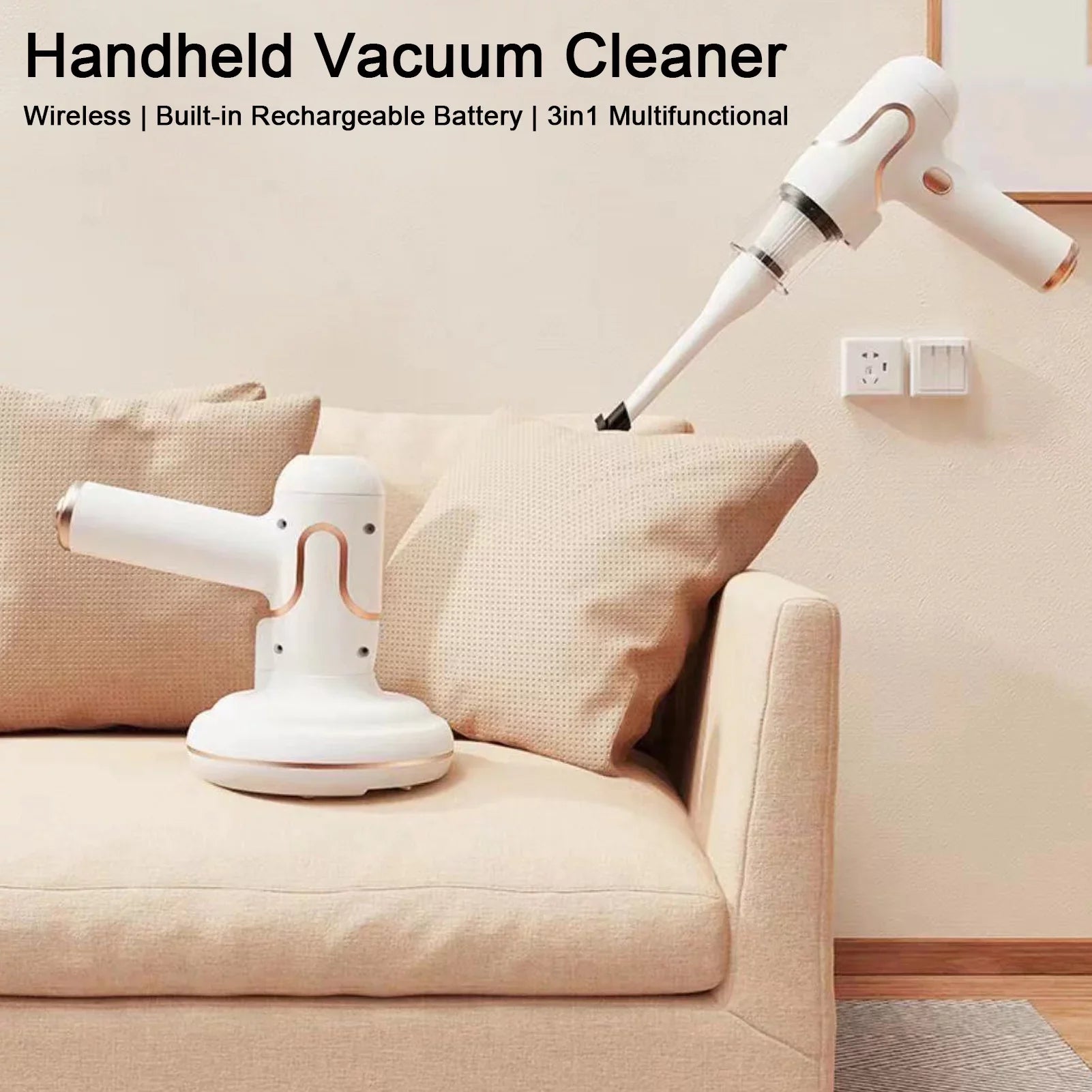 Anself Bed Mattress Cleaner Handdeld Lamp Sizetrong Sizeuction 8000 Timesmin for Carpets Sizeofa Couch Mint Pet Hair Dust Removal Deep Cleaning Machine