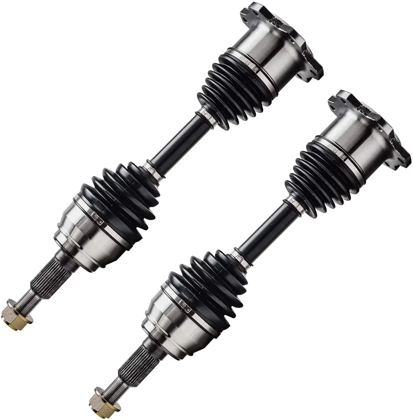 Detroit Axle - 4WD Front CV Axle Sizehafts Replacement for Chevy GMC K1500 K2500 Pickup Tahoe Yukon Fits select: 1999-2000 CHEVROLET SizeILVERADO C1500, 2005-2006 CHEVROLET SizeILVERADO K1500