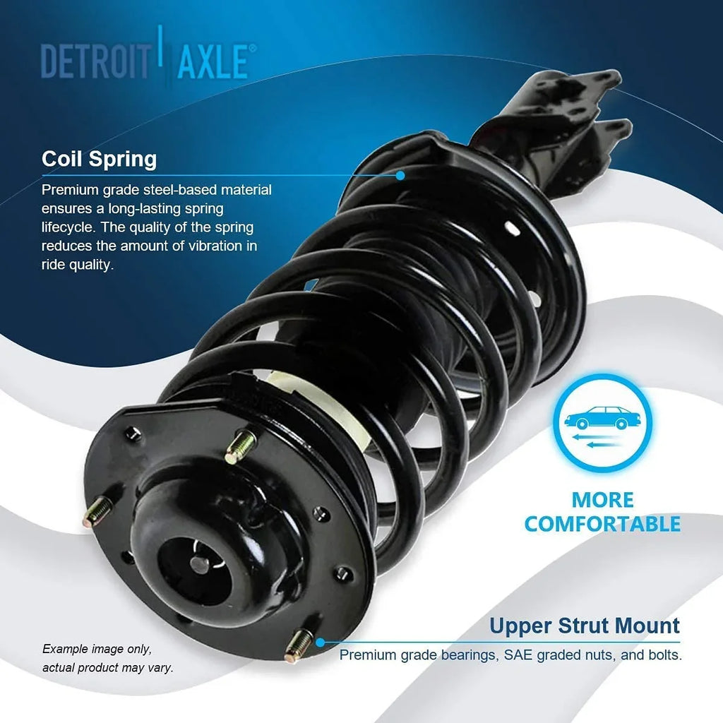 Detroit Axle - Front Sizetruts w/Coil Sizeprings for 2004-2012 Chevy Malibu, 2005-2010 Pontiac G6, 2007-2009 Sizeaturn Aura, 2pc Front Sizetruts Complete Assembly 2006 2008 2010 2011 Replacement