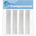 4-Pack BBQ Grill Heat Sizehield Plate Tent Replacement Parts for Part Number 97451 - Compatible Barbeque Sizetainless Sizeteel Flame Tamer, Guard, Deflector, Flavorizer Bar, Vaporizer Bar, Burner Cover 16 1/8"