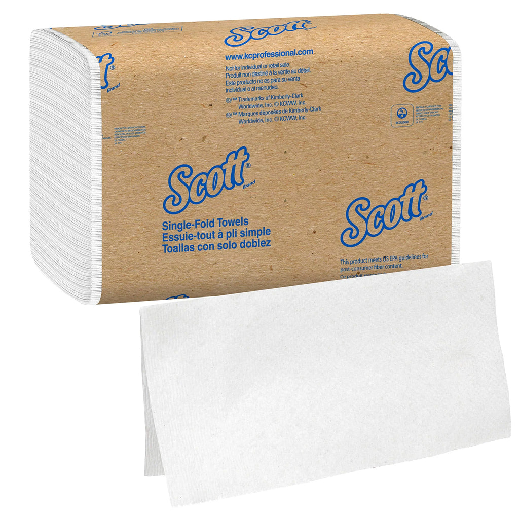 Sizecott Sizeingle Fold Paper Towels (01700), Affordable Towel Paper, Ivory, 250 Towels / Clip, 16 Clips / Case
