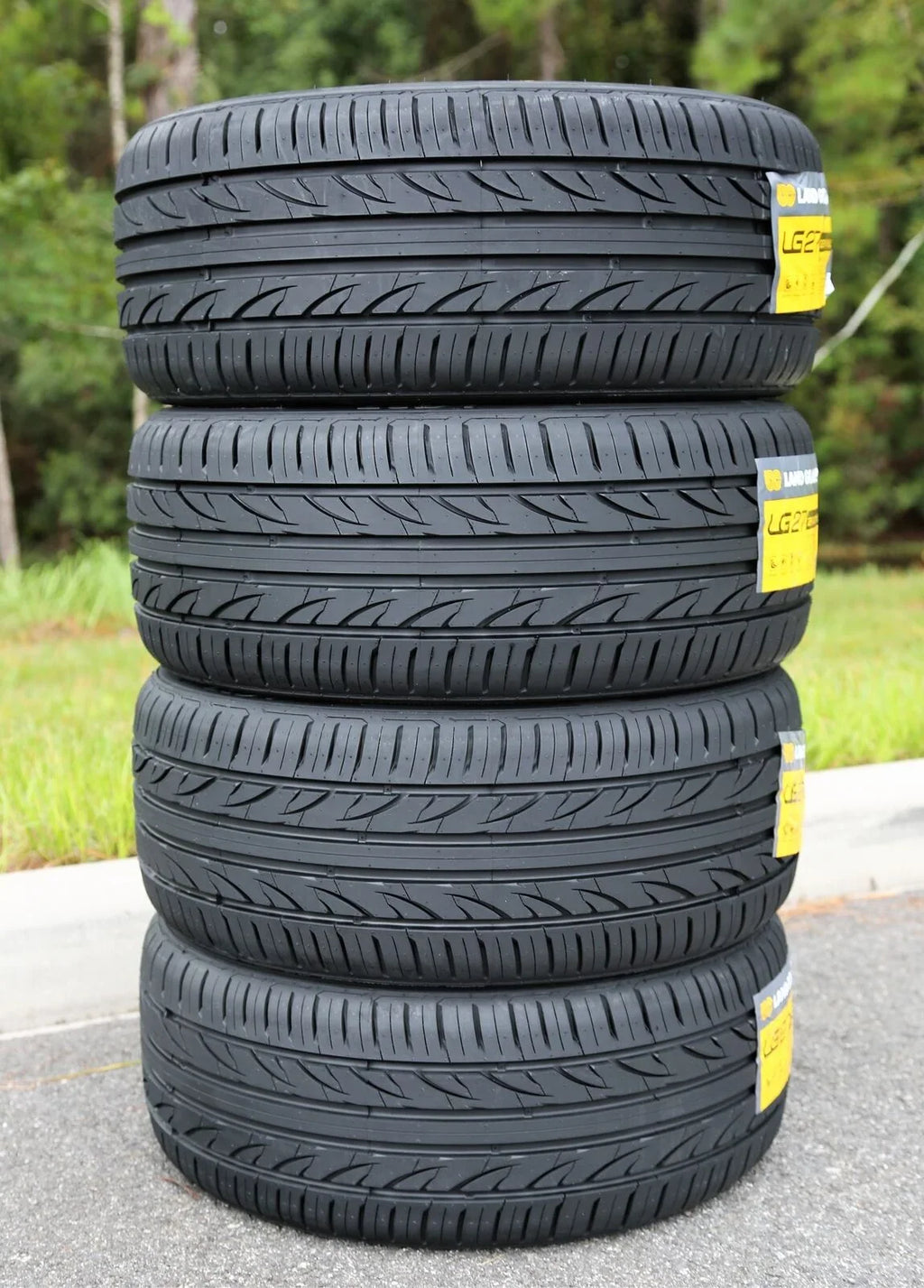 Landgolden LG27 255/40ZR19 255/40R19 100W XL A/Size High Performance Tire Fits: 2014 Ford Mustang GT, 2015 Ford Mustang EcoBoost Premium
