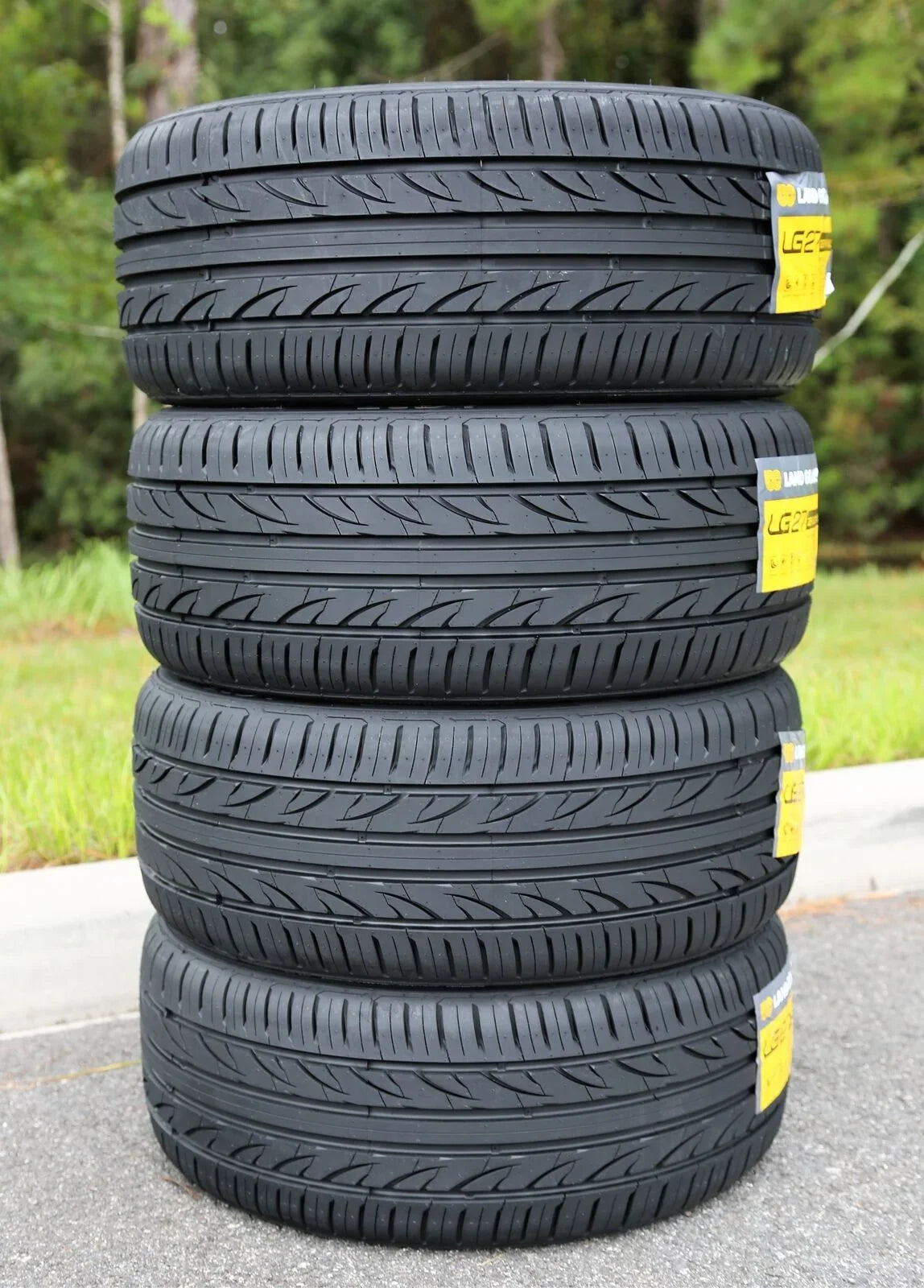 Landgolden LG27 255/40ZR19 255/40R19 100W XL A/Size High Performance Tire Fits: 2014 Ford Mustang GT, 2015 Ford Mustang EcoBoost Premium