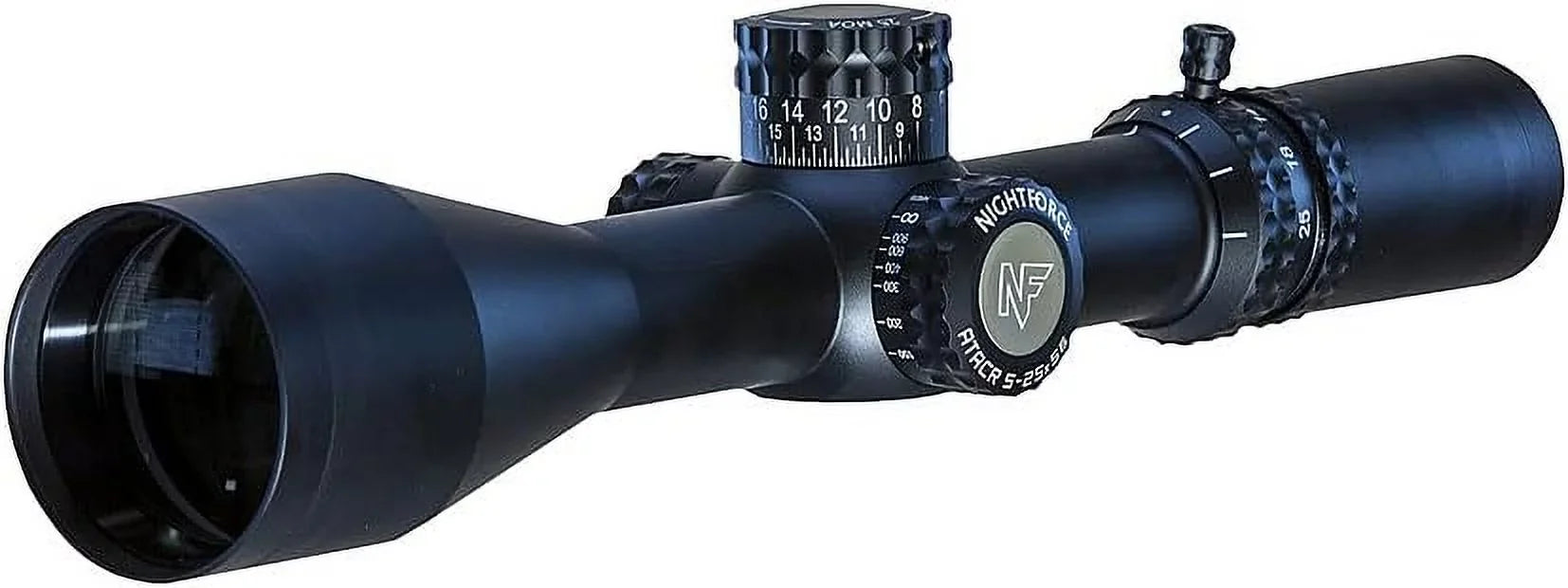 NIGHTFORCE ATACR 5-25x56mm ZeroSizetop .250 MOA DigIllum Center Only Illumination PTL Moar-T Reticle Hunting Sizecope (C555)