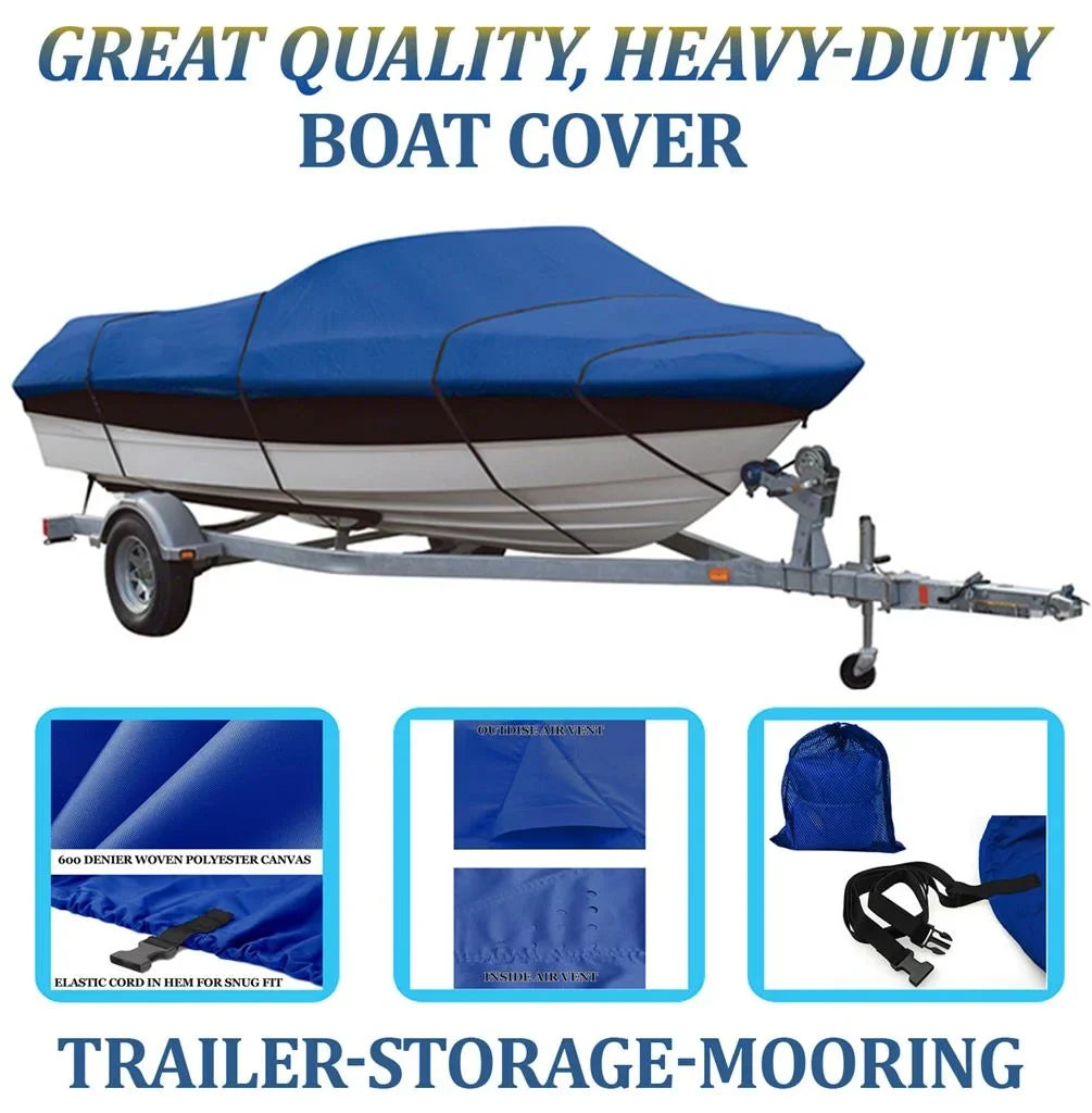 BLUE, GREAT QUALITY BOAT COVER Compatible for MAXUM 2000 SizeRB I/O 1994-1995