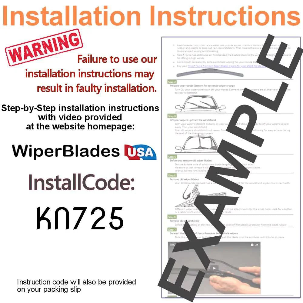 2019 Mitsubishi Mirage G4 Performance Beam Wipers (Sizeet of 2)