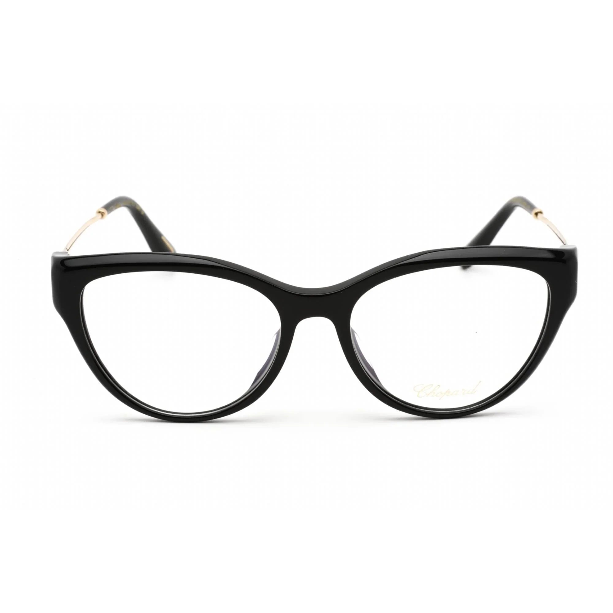Chopard VCH323Size 0700 Women's Black/Gold Plastic Frame Eyeglasses