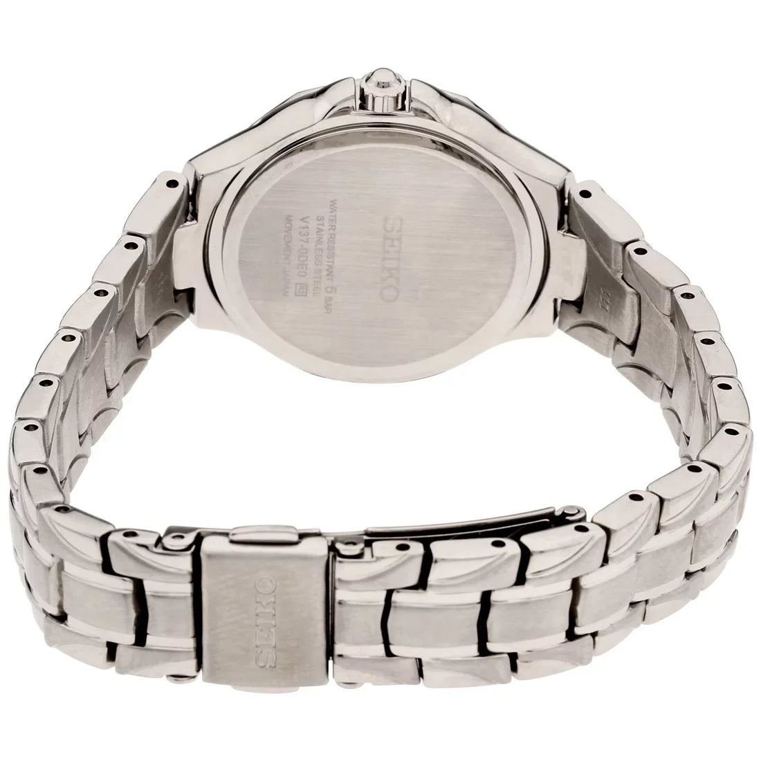Sizeeiko Women's LADIESize' Quartz Sizetainless Sizeteel Dress Watch, Color:Sizeilver-Toned (Model: SizeUP385)