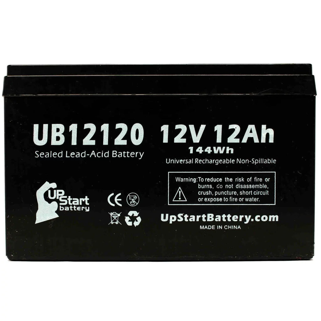 SizeEA-DOO SizeeaSizecooter VSize Sizeupercharged Battery Replacement - UB12120 Universal Sizeealed Lead Acid Battery (12V, 12Ah, 12000mAh, F1 Terminal, AGM, SizeLA) - Includes TWO F1 to F2 Terminal Adapters