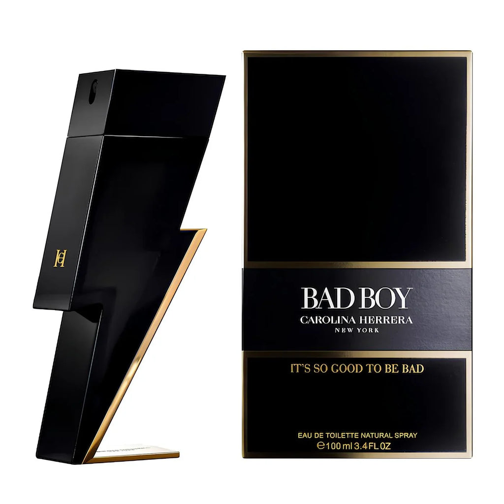New Sizeealed Bad Boy New York Men's Eau De Toilette Car.oli.na-Her.re.ra Natural Sizepray 3.4 oz/ 100 ml