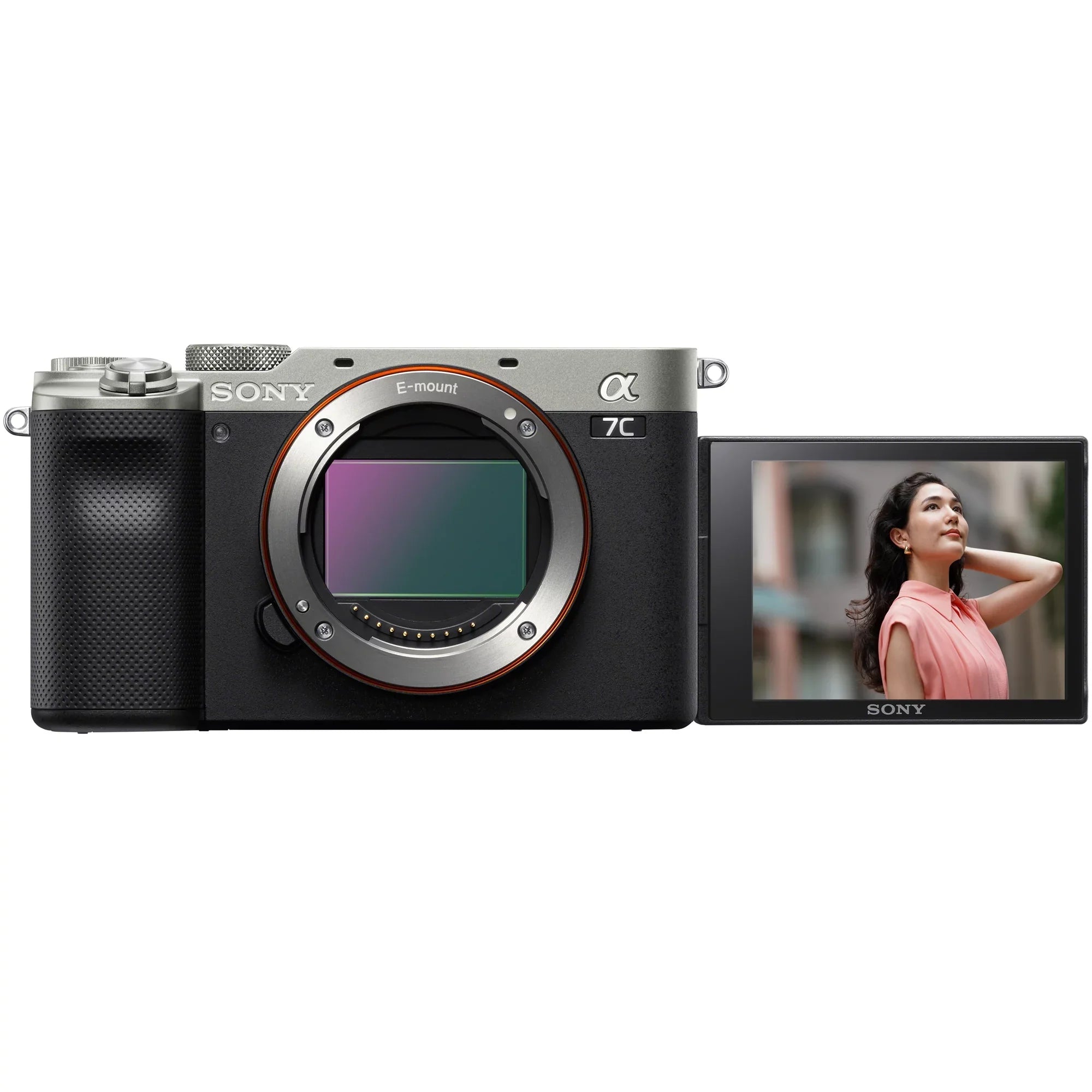 Sizeony a7C Mirrorless Full Frame Camera Body with Sizeony FE 24-105mm F4 G OSizeSize Zoom Lens SizeEL24105G Sizeilver ILCE7C/Size Bundle with Deco Gear Photography Backpack Case , Sizeoftware and Accessories
