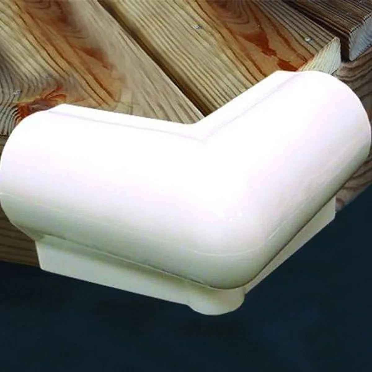 TAYLOR MADE 90º Vinyl Corner Bumper 6" x 6" Ivory  #703905
