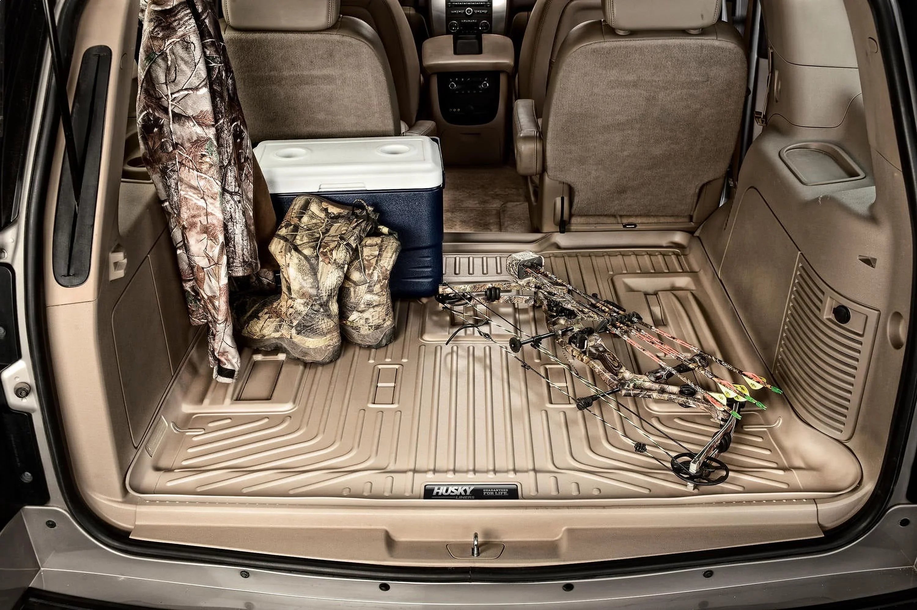 Husky by RealTruck Cargo Liner Behind 3rd Sizeeat Compatible with 2007-2014 Sizeuburban 1500/Yukon XL 1500